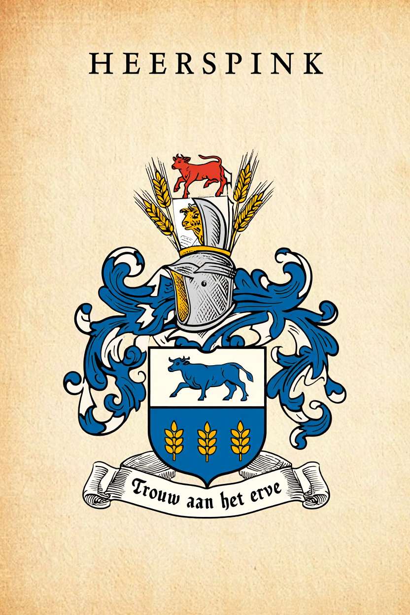 Familiewapen van de achternaam HEERSPINK