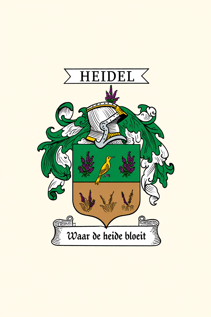 Familiewapen van de achternaam HEIDEL