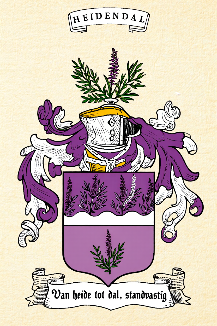 Familiewapen van de achternaam HEIDENDAL