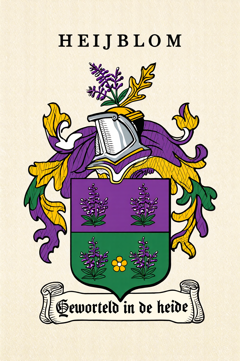 Familiewapen van de achternaam HEIJBLOM