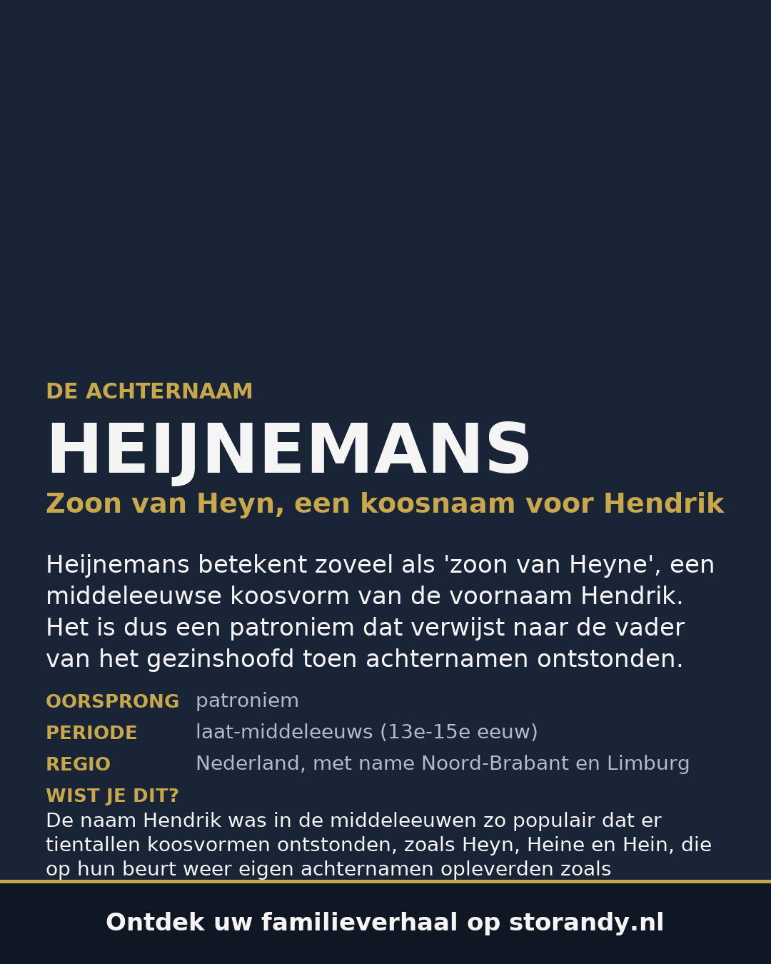 Familiewapen van de achternaam HEIJNEMANS