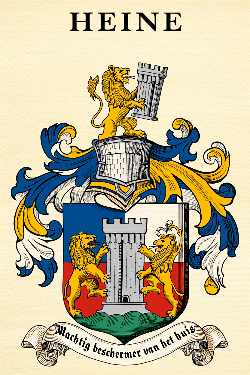 Familiewapen van de achternaam HEINE