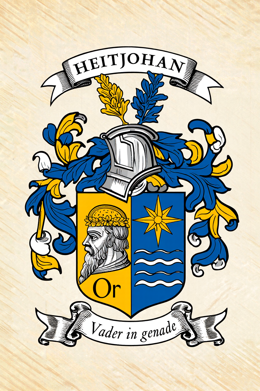 Familiewapen van de achternaam HEITJOHAN