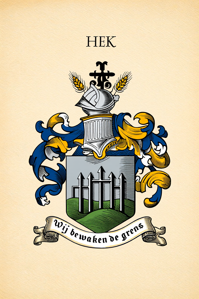 Familiewapen van de achternaam HEK