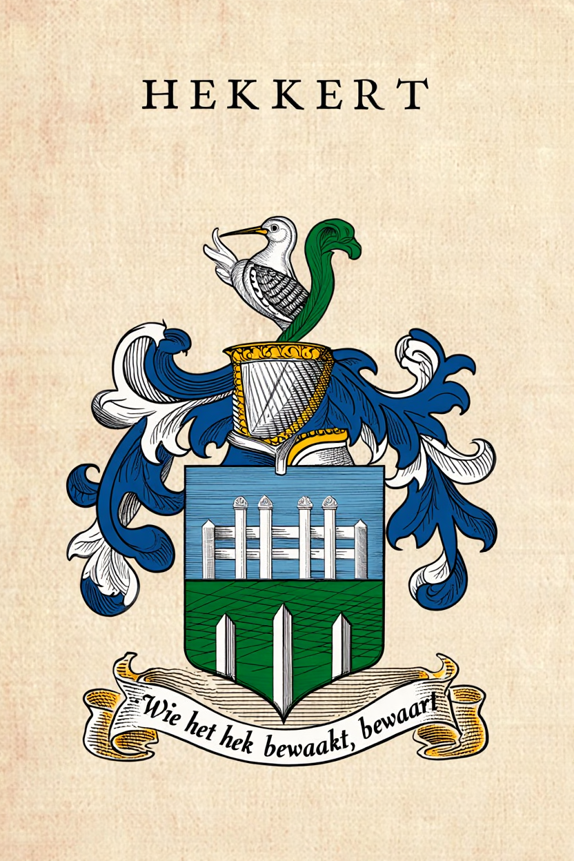 Familiewapen van de achternaam HEKKERT