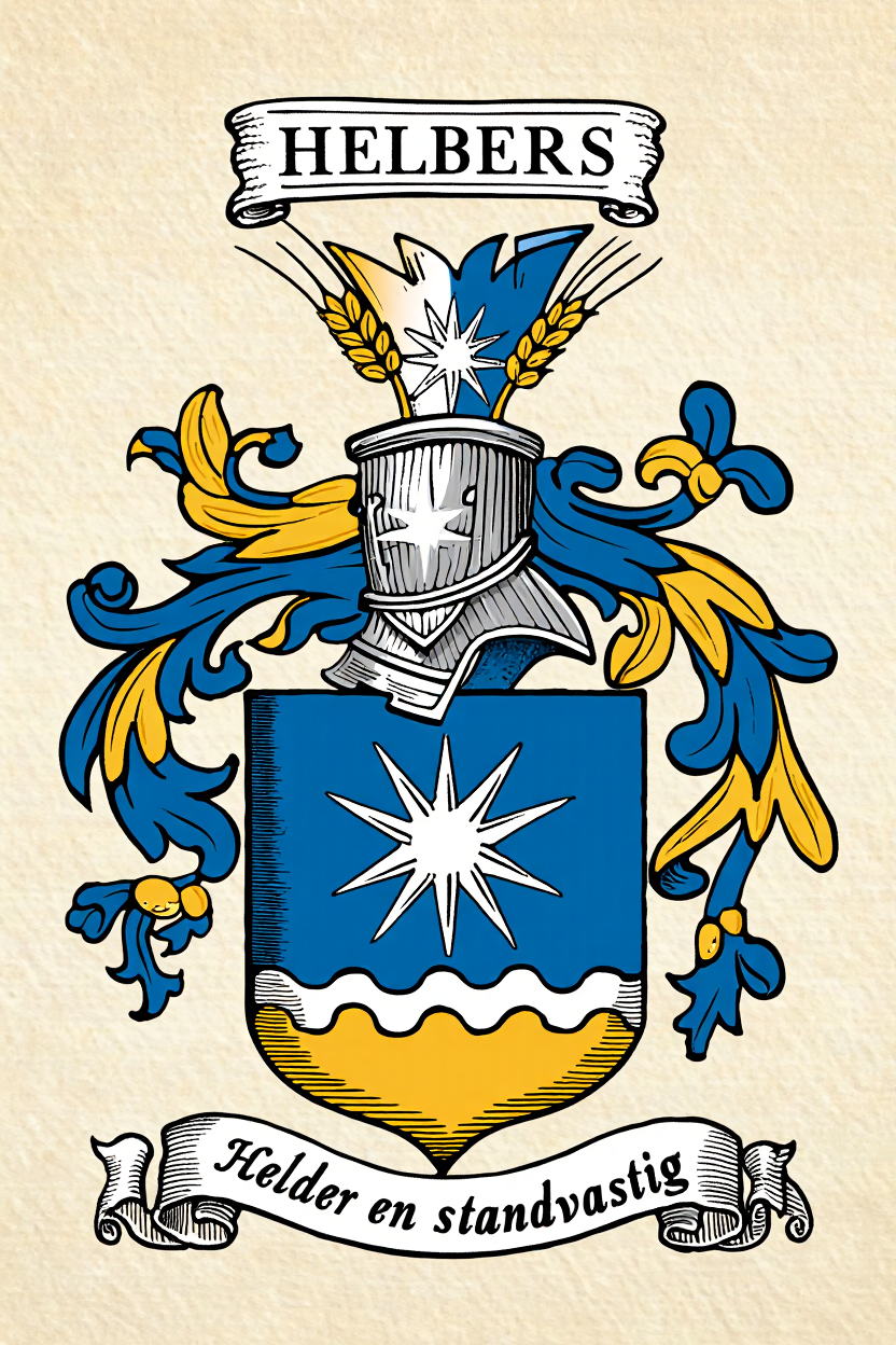 Familiewapen van de achternaam HELBERS