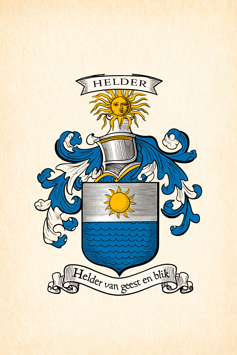 Familiewapen van de achternaam HELDER