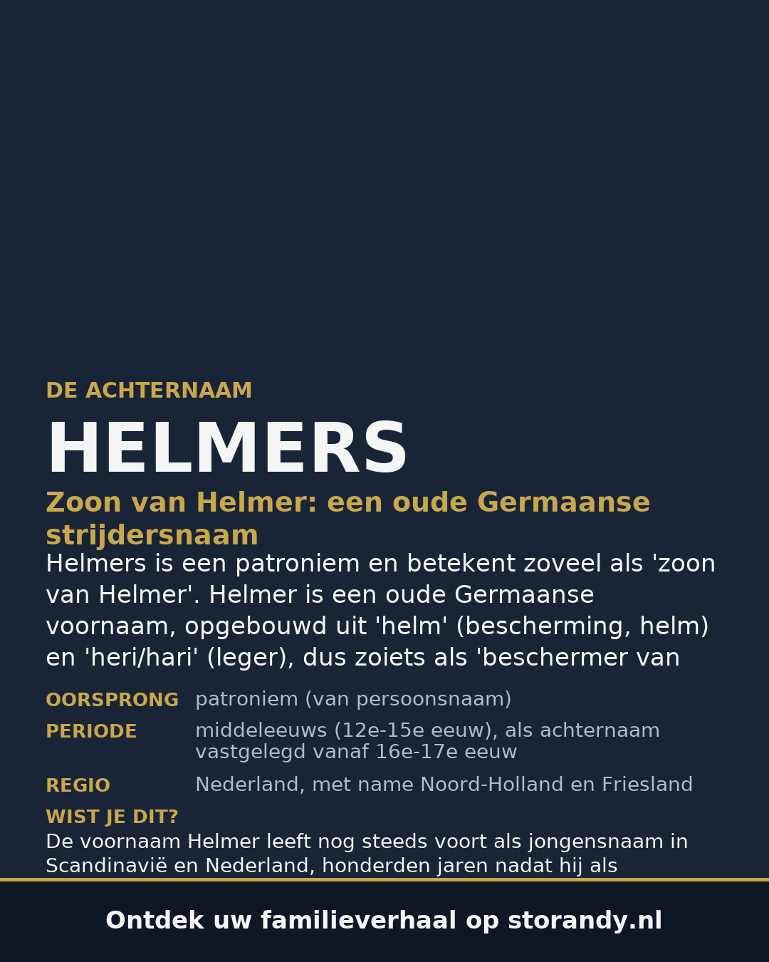 Familiewapen van de achternaam HELMERS