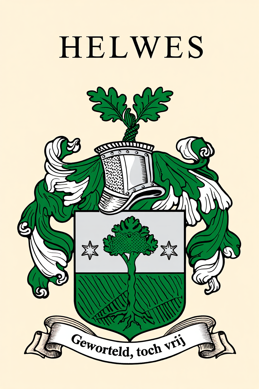Familiewapen van de achternaam HELWES