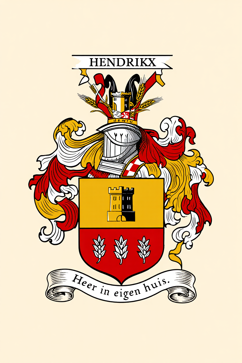 Familiewapen van de achternaam HENDRIKX
