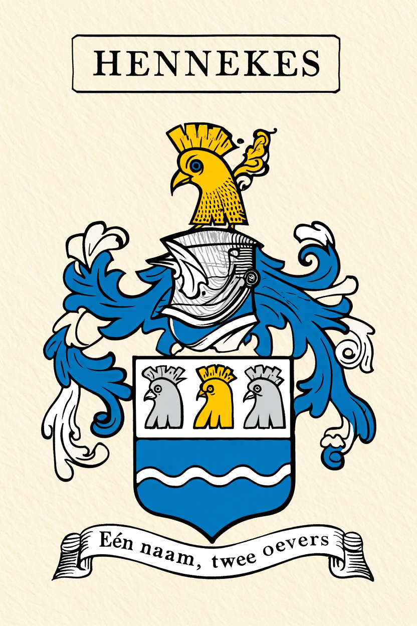 Familiewapen van de achternaam HENNEKES