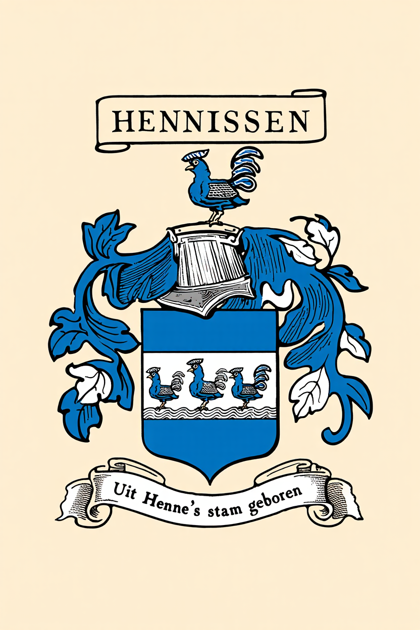 Familiewapen van de achternaam HENNISSEN