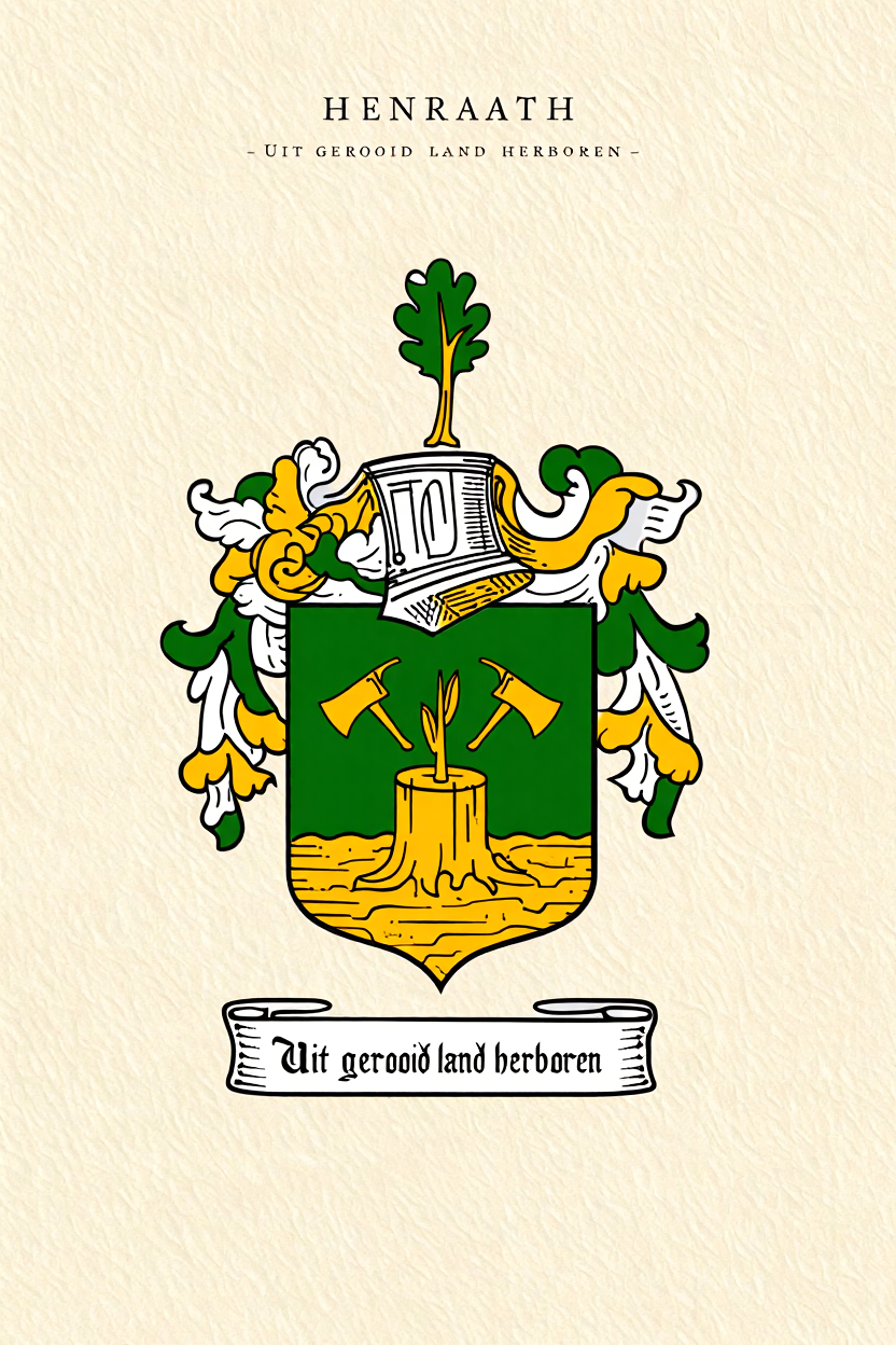 Familiewapen van de achternaam HENRAATH
