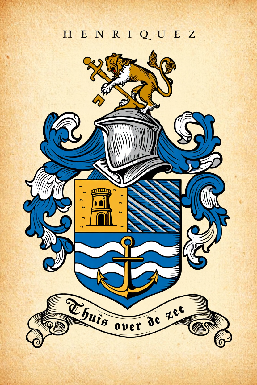 Familiewapen van de achternaam HENRIQUEZ