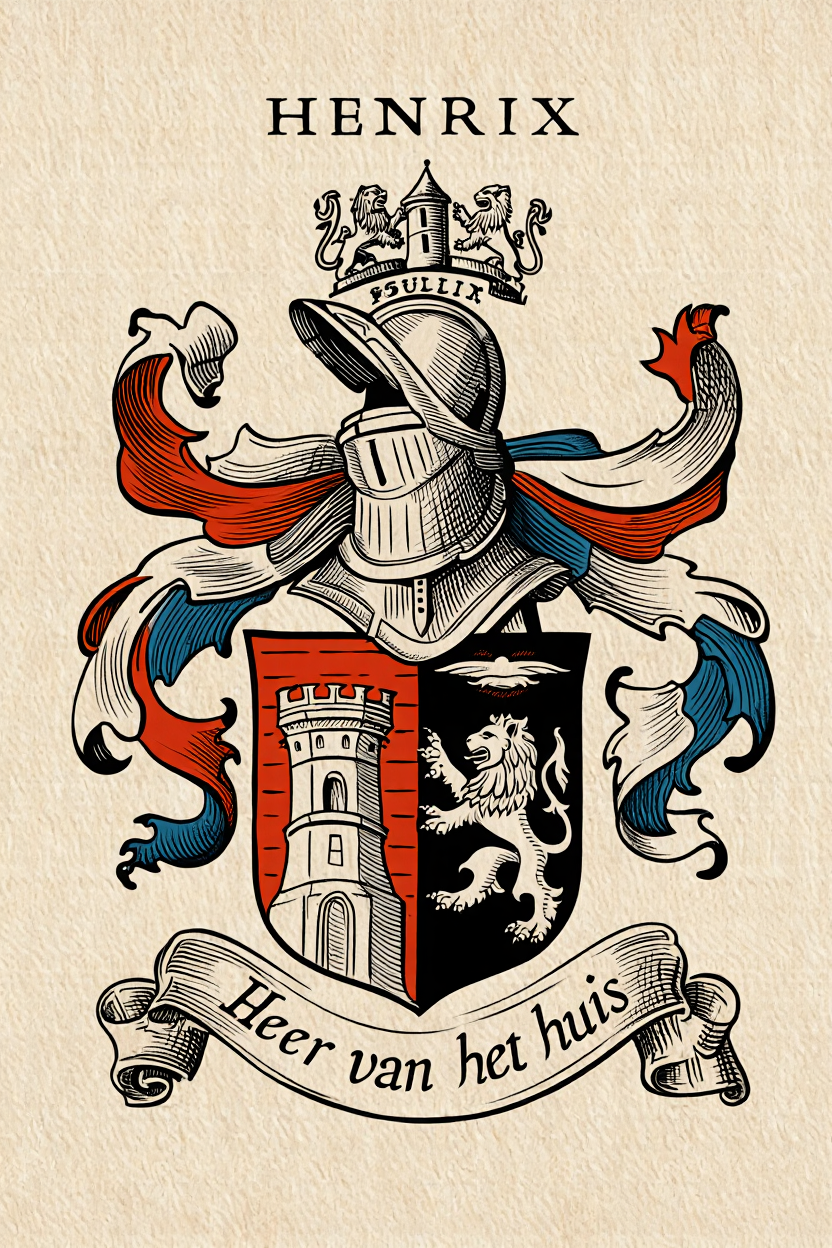 Familiewapen van de achternaam HENRIX