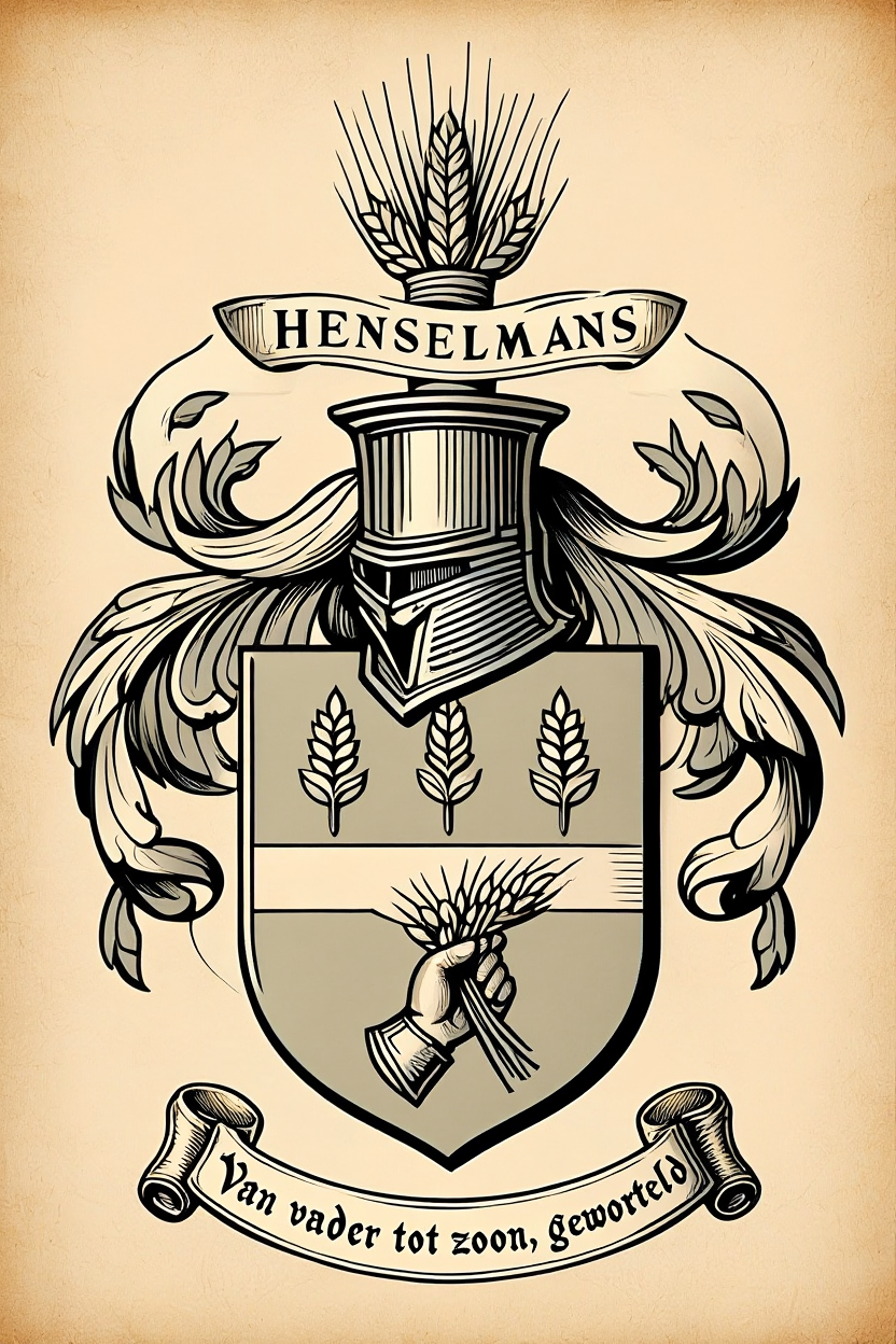 Familiewapen van de achternaam HENSELMANS