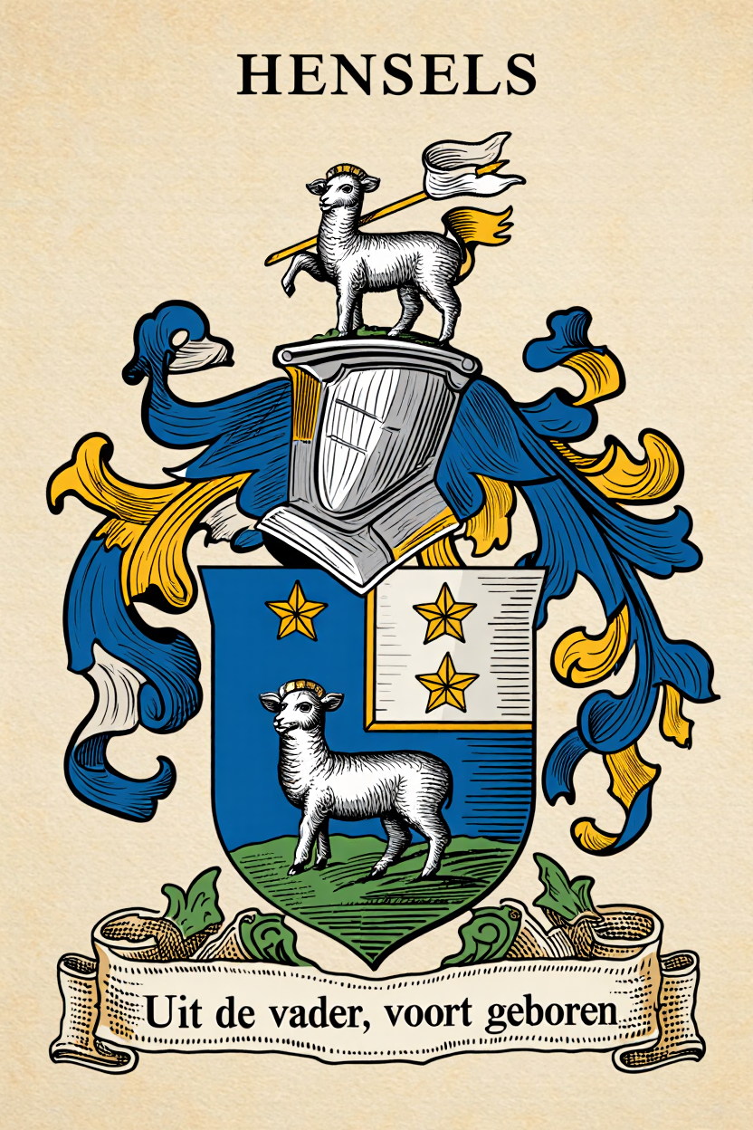 Familiewapen van de achternaam HENSELS