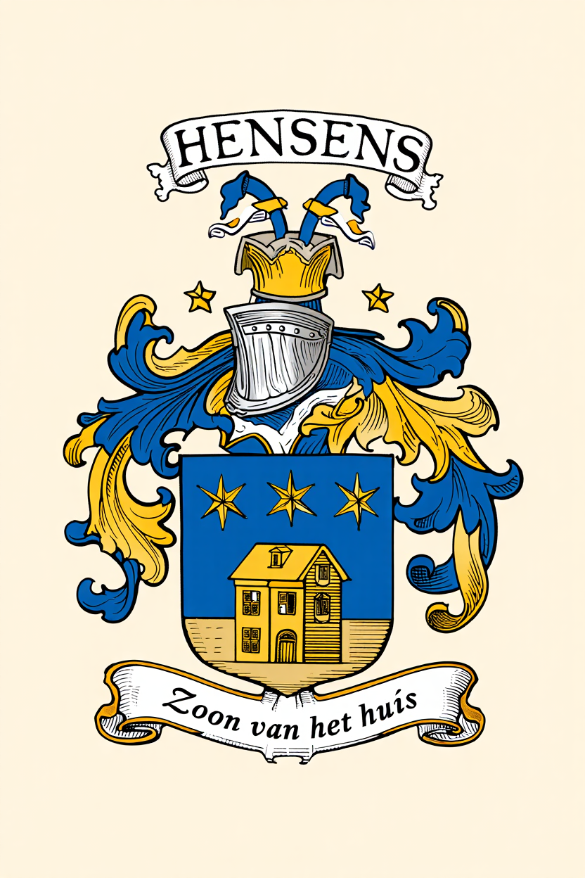 Familiewapen van de achternaam HENSENS