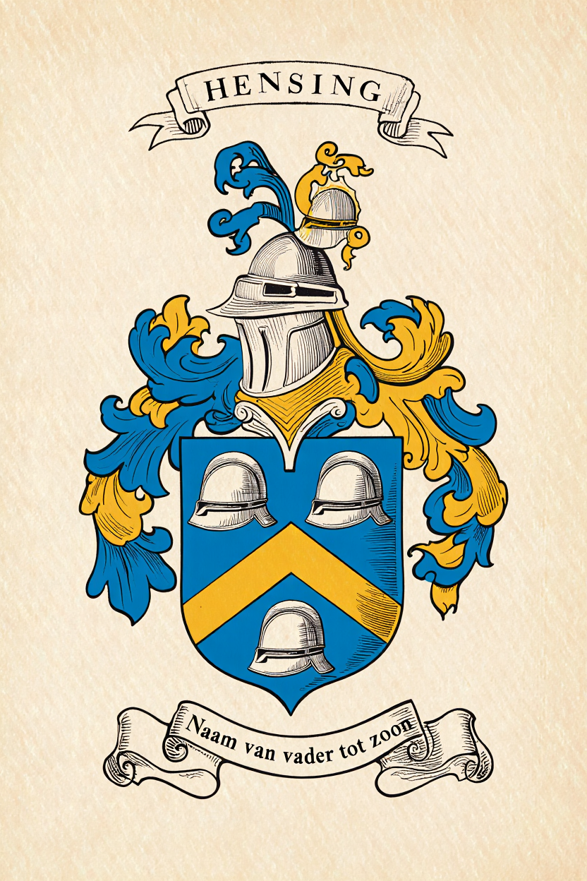 Familiewapen van de achternaam HENSING