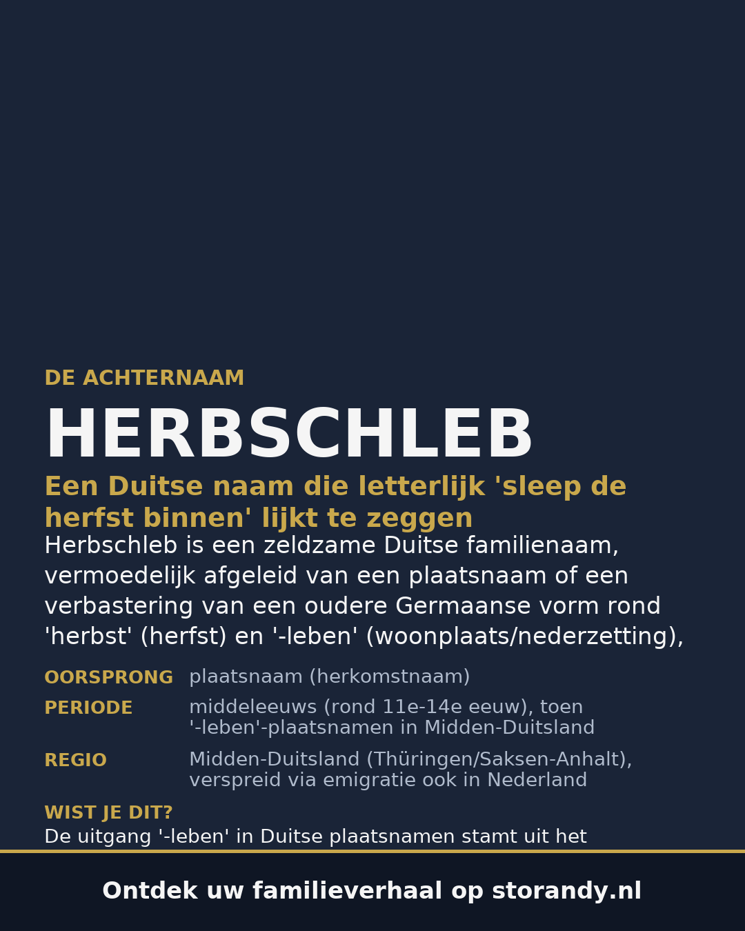 Familiewapen van de achternaam HERBSCHLEB
