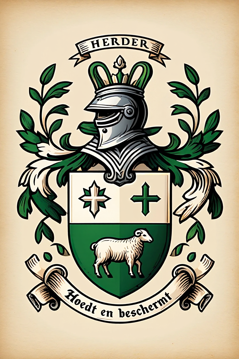 Familiewapen van de achternaam HERDER