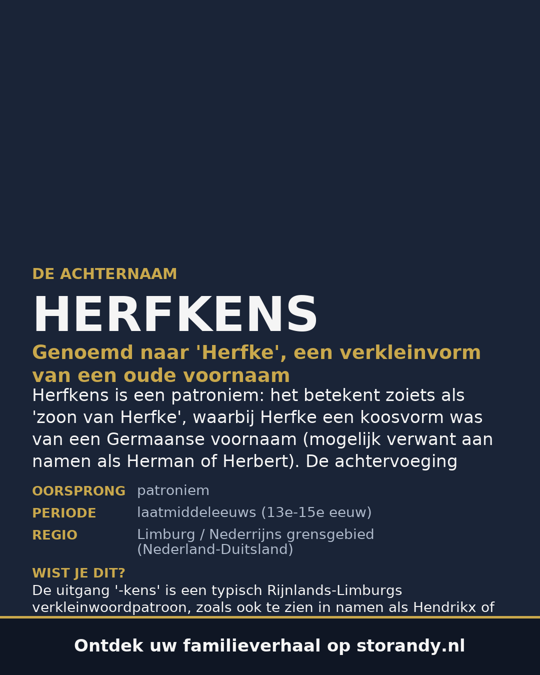 Familiewapen van de achternaam HERFKENS