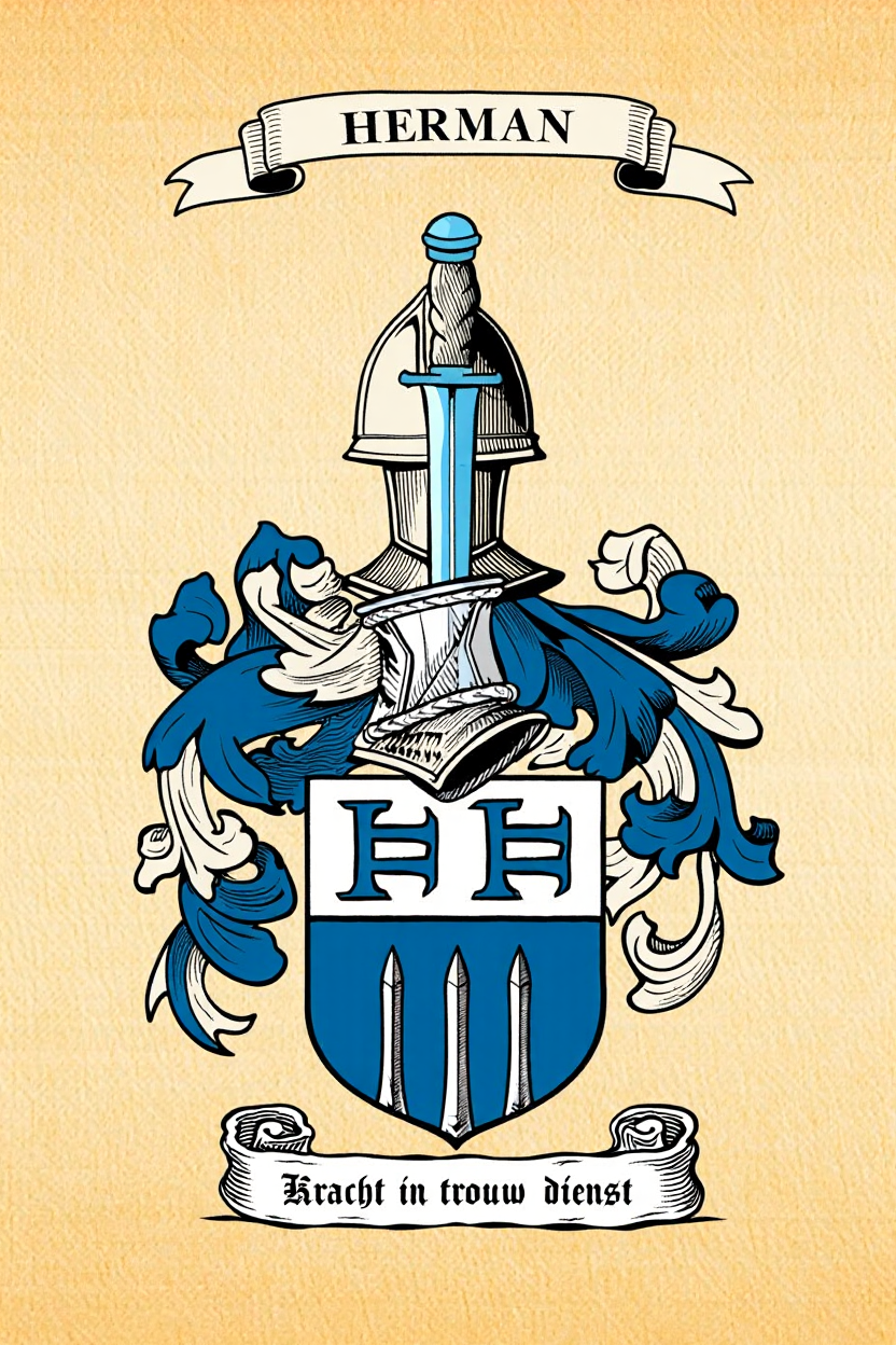 Familiewapen van de achternaam HERMAN