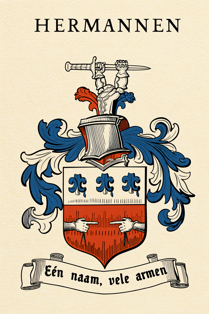 Familiewapen van de achternaam HERMANNEN
