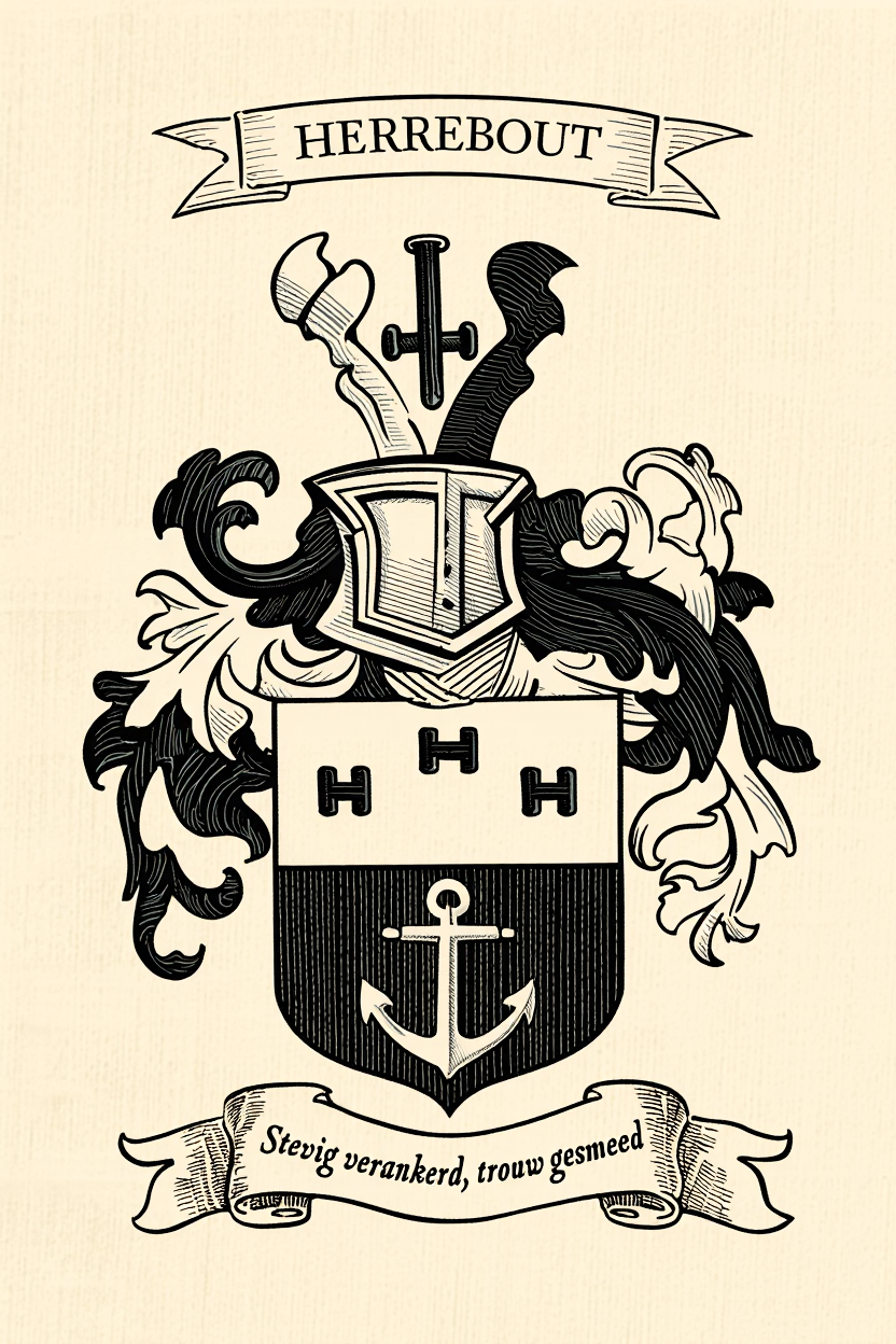 Familiewapen van de achternaam HERREBOUT