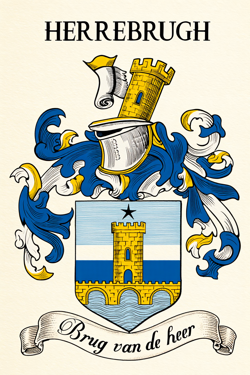 Familiewapen van de achternaam HERREBRUGH