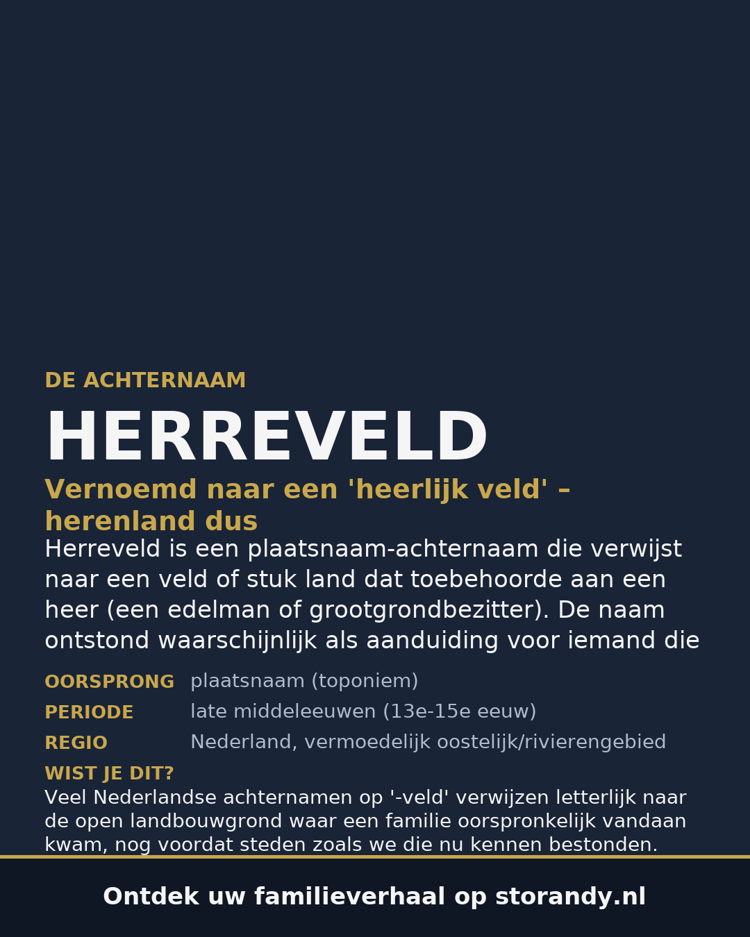 Familiewapen van de achternaam HERREVELD