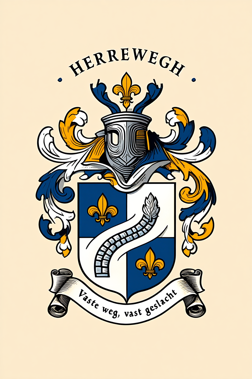 Familiewapen van de achternaam HERREWEGH