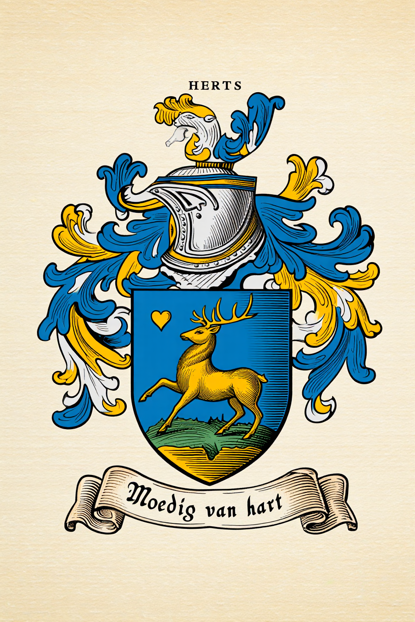 Familiewapen van de achternaam HERTS