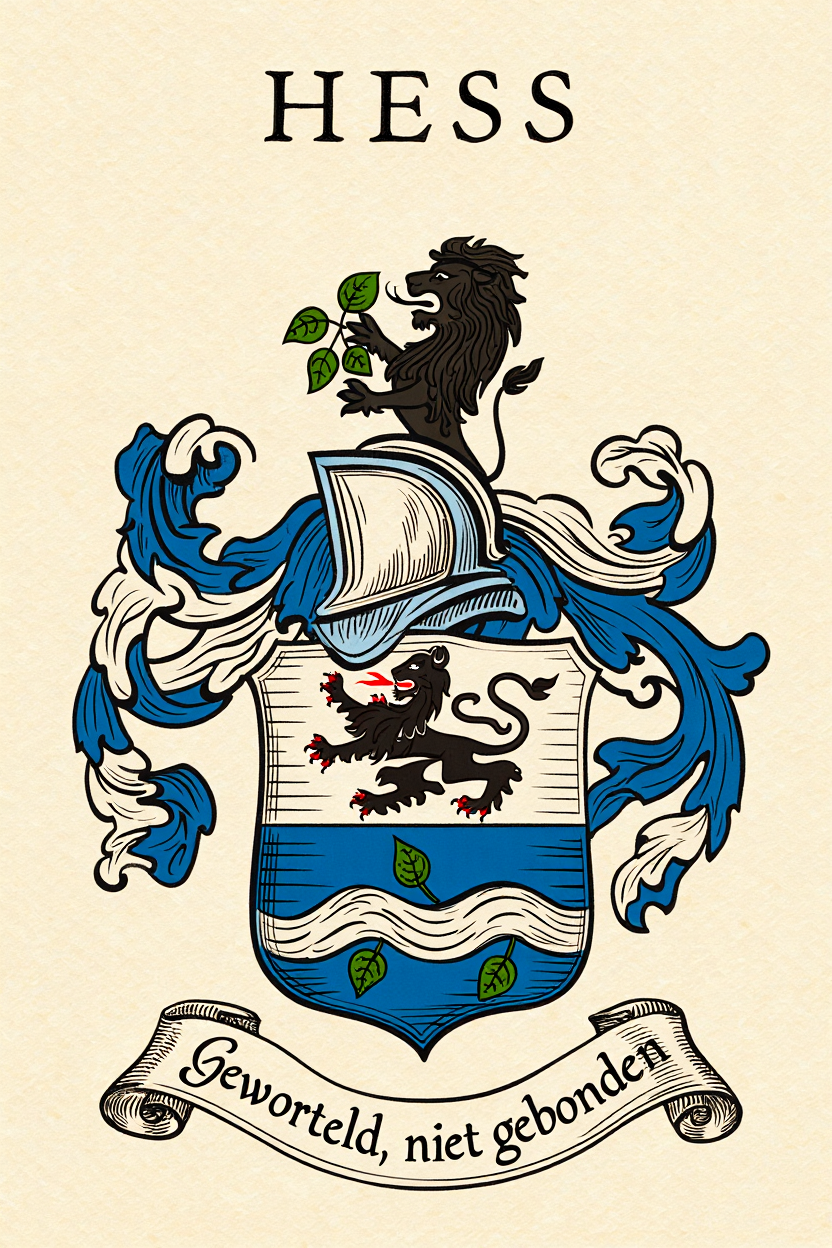 Familiewapen van de achternaam HESS