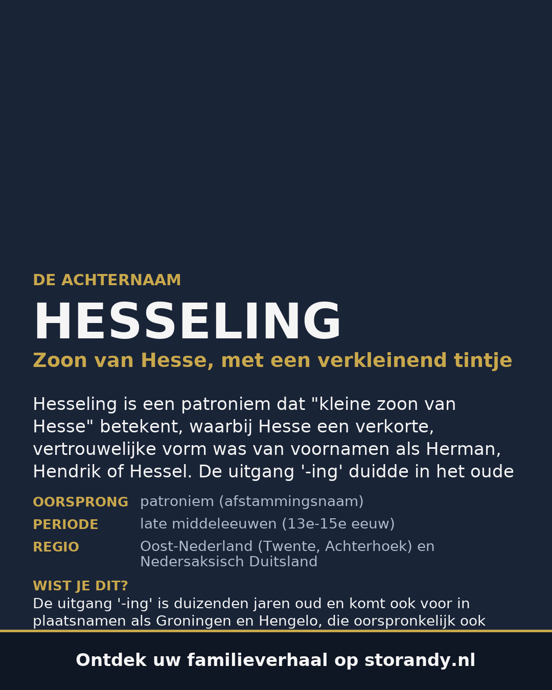 Familiewapen van de achternaam HESSELING