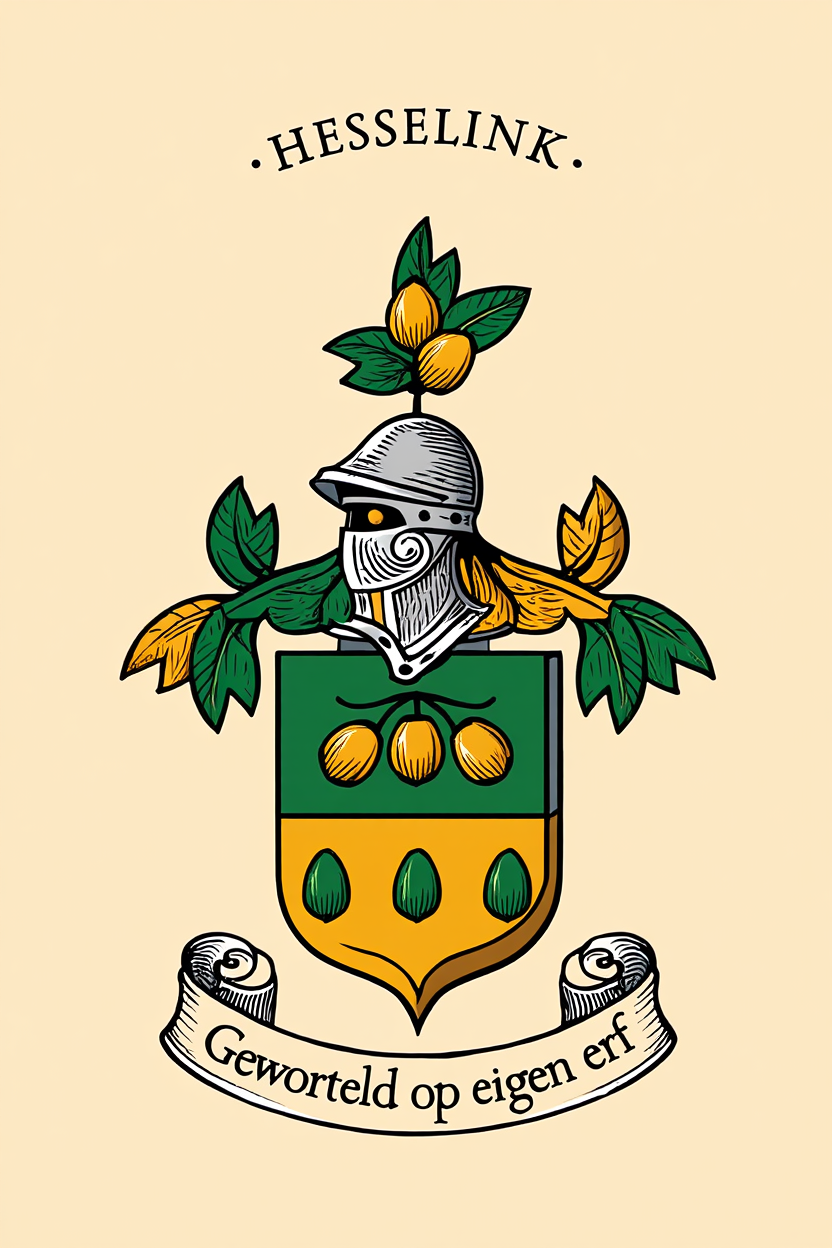 Familiewapen van de achternaam HESSELINK