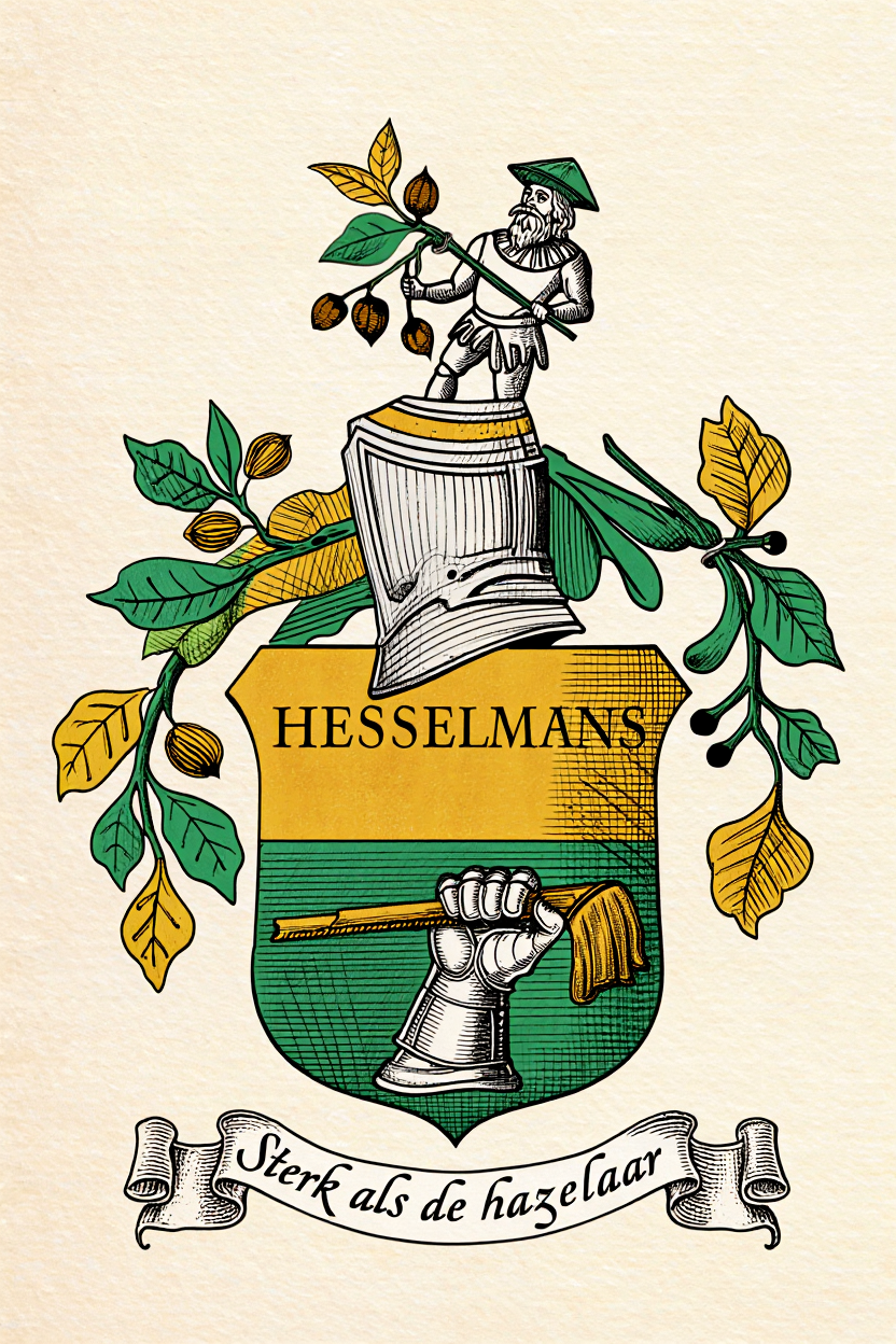 Familiewapen van de achternaam HESSELMANS