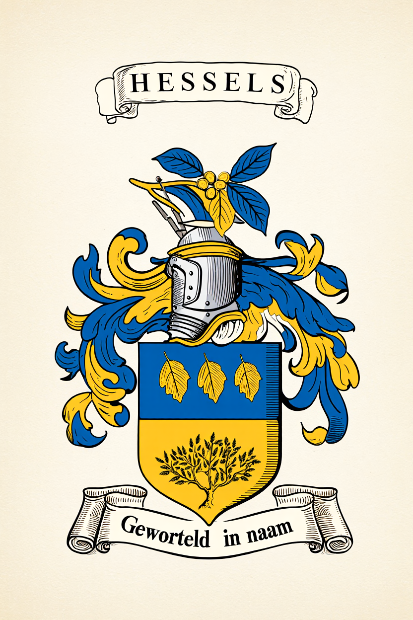 Familiewapen van de achternaam HESSELS