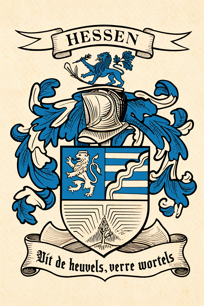 Familiewapen van de achternaam HESSEN