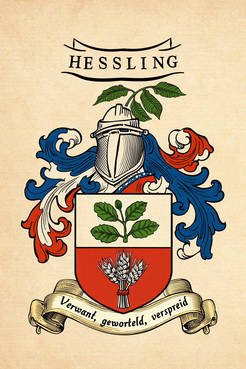 Familiewapen van de achternaam HESSLING