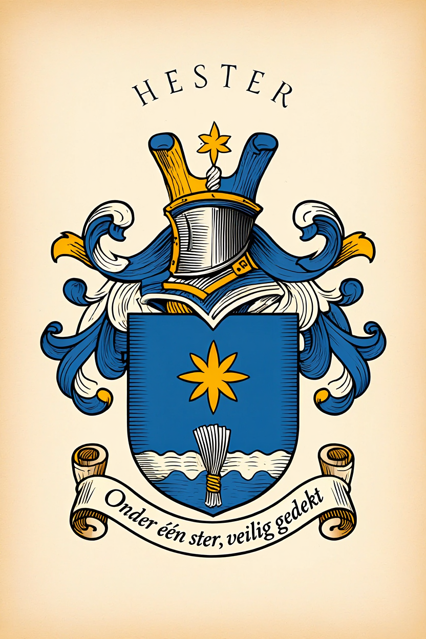 Familiewapen van de achternaam HESTER