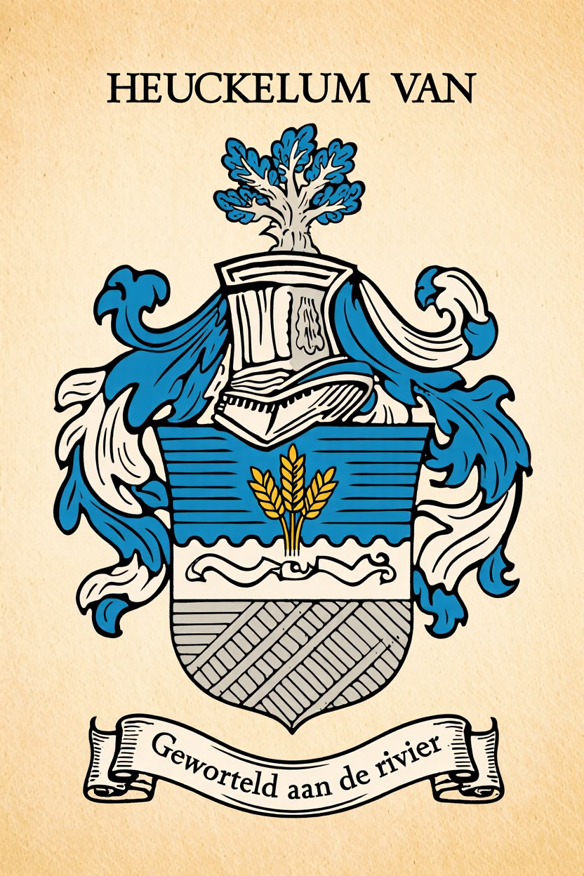 Familiewapen van de achternaam HEUCKELUM VAN