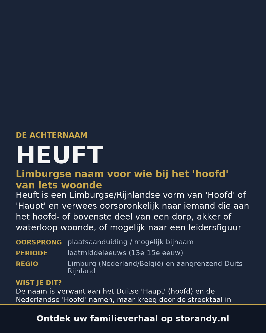 Familiewapen van de achternaam HEUFT
