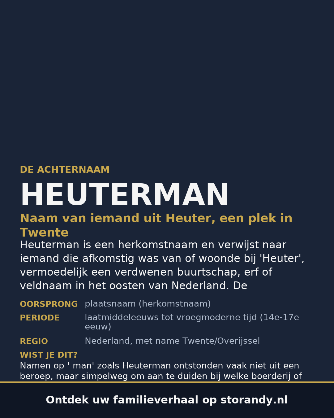 Familiewapen van de achternaam HEUTERMAN
