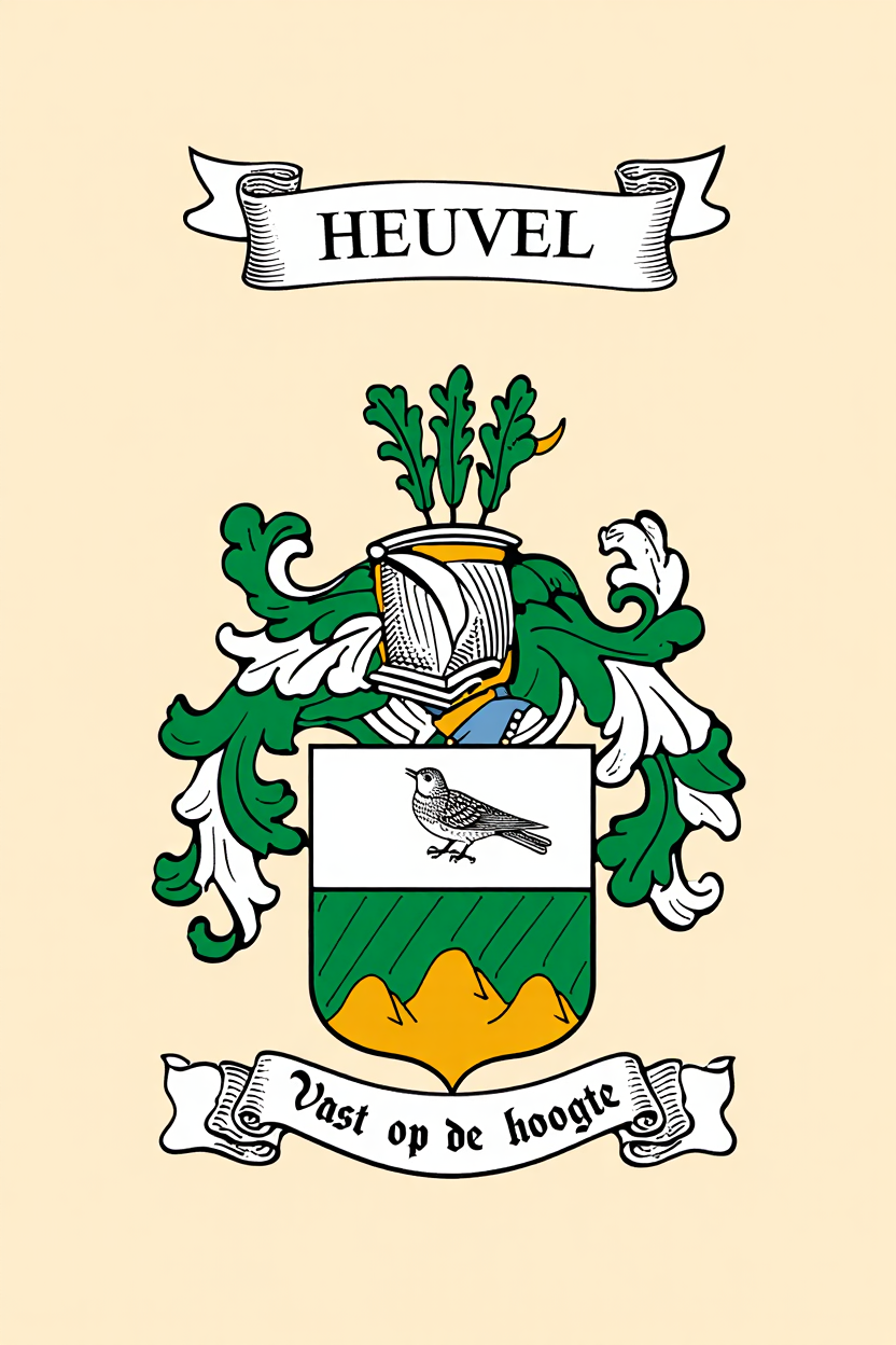 Familiewapen van de achternaam HEUVEL