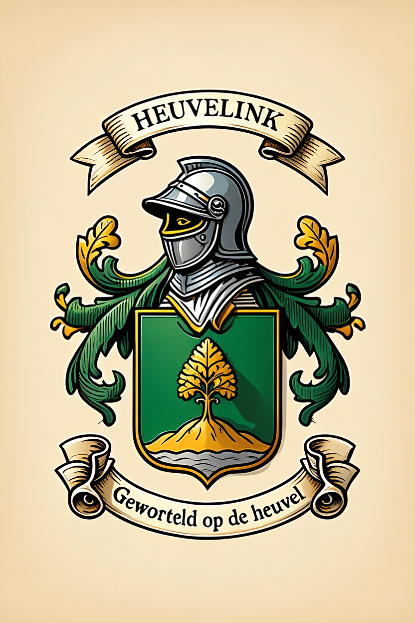 Familiewapen van de achternaam HEUVELINK
