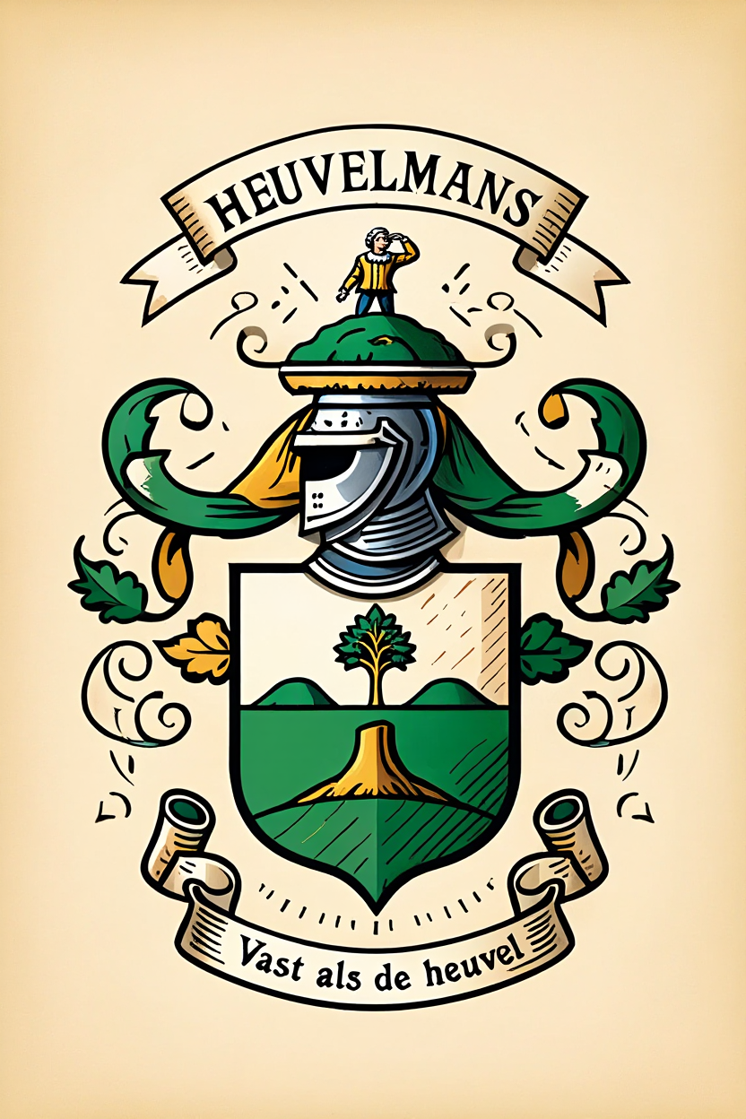 Familiewapen van de achternaam HEUVELMANS