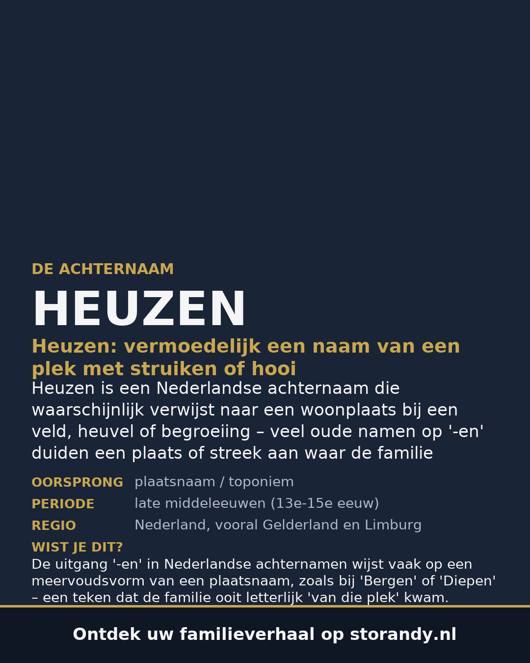 Familiewapen van de achternaam HEUZEN