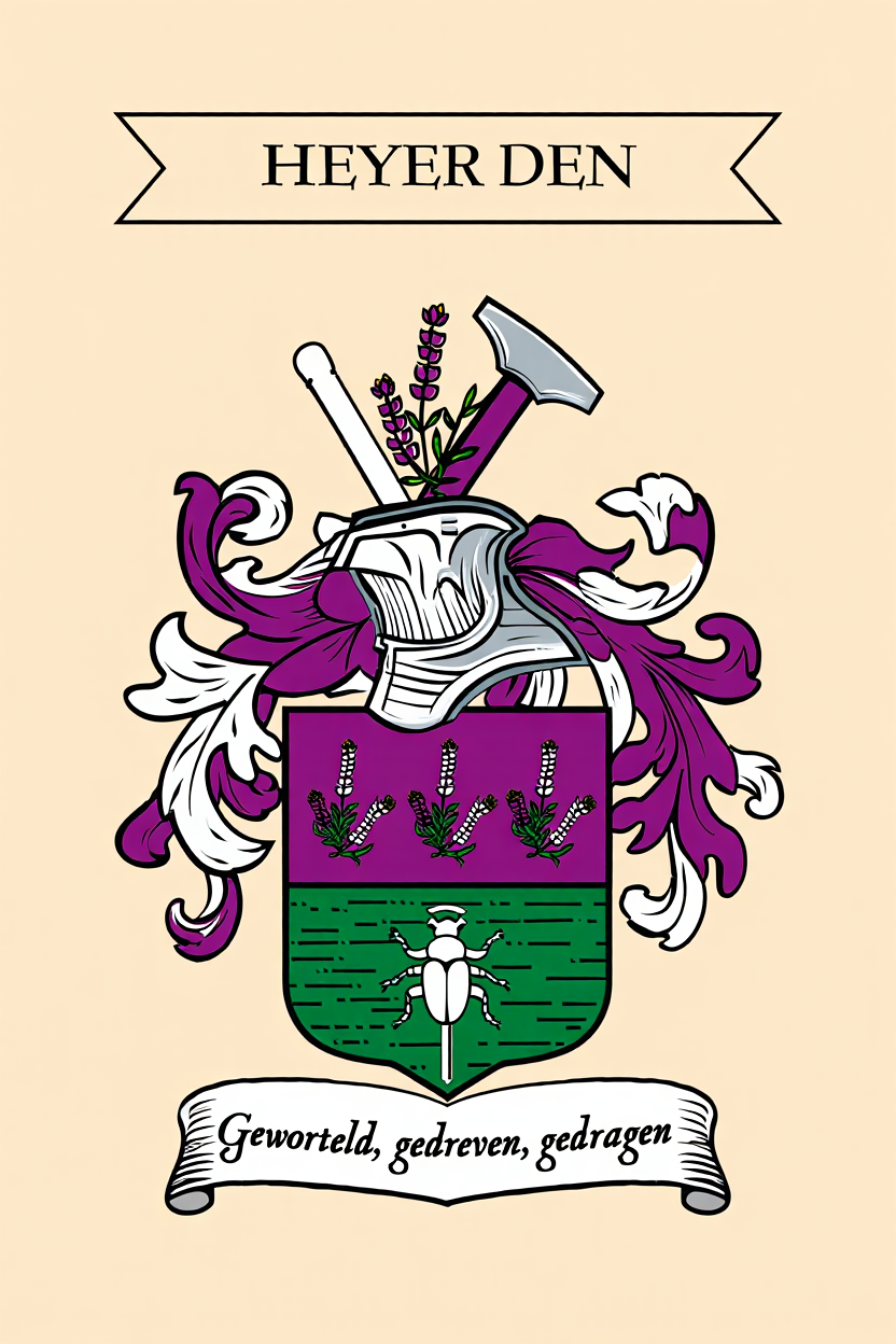 Familiewapen van de achternaam HEYER DEN