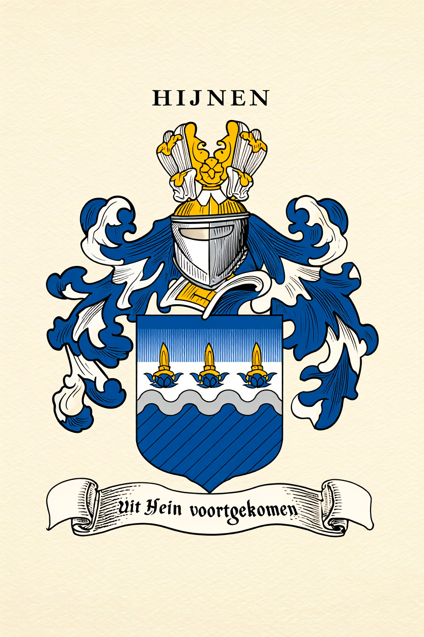 Familiewapen van de achternaam HIJNEN